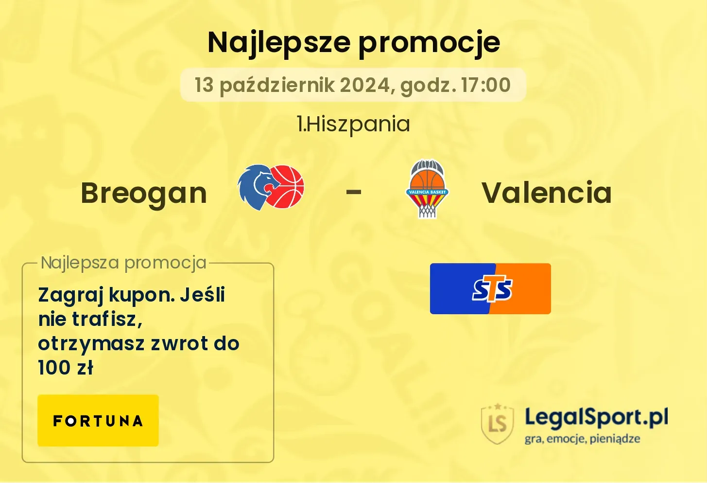 Breogan - Valencia promocje bonusy na mecz