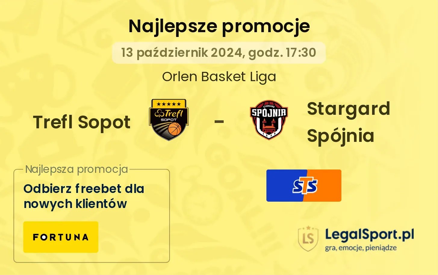 Trefl Sopot - Stargard Spójnia promocje bonusy na mecz