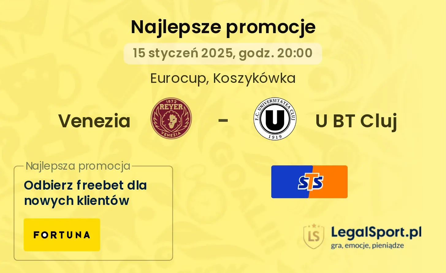 Venezia - U BT Cluj promocje u bukmacherów