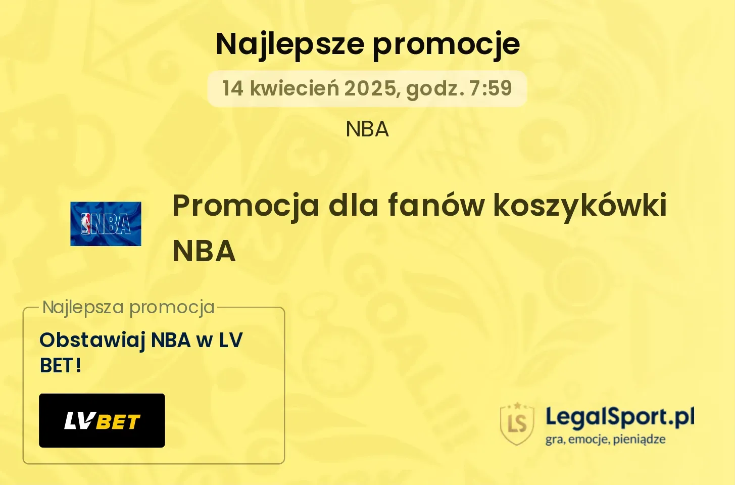 Promocja dla fanów koszykówki NBA promocje bonusy na mecz