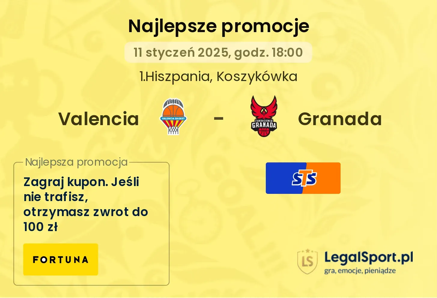 Valencia - Granada promocje bonusy na mecz