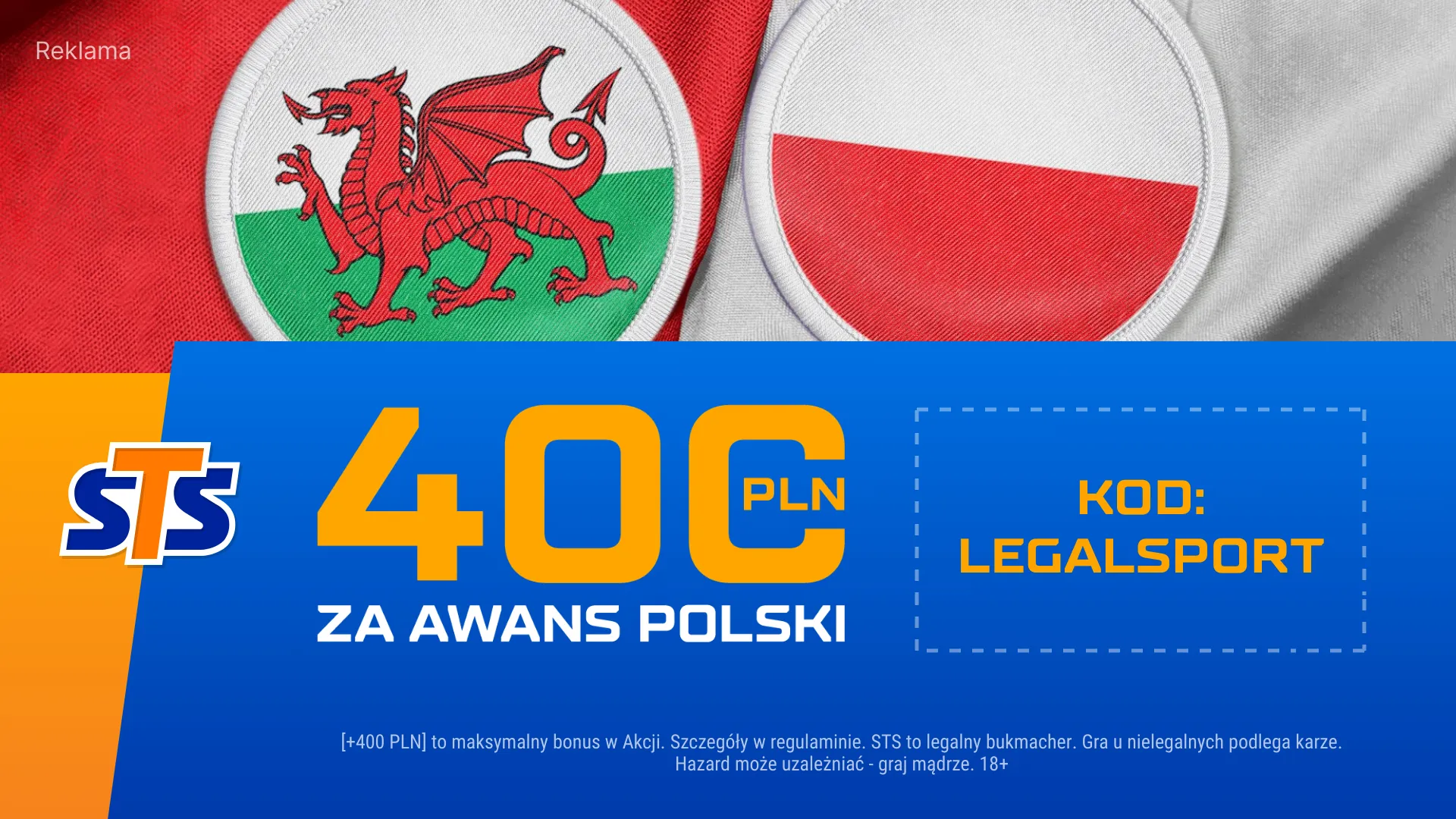 400 Zł Za Wytypowanie Awansu Polski Na Euro 2024 W STS (26.03.2024)