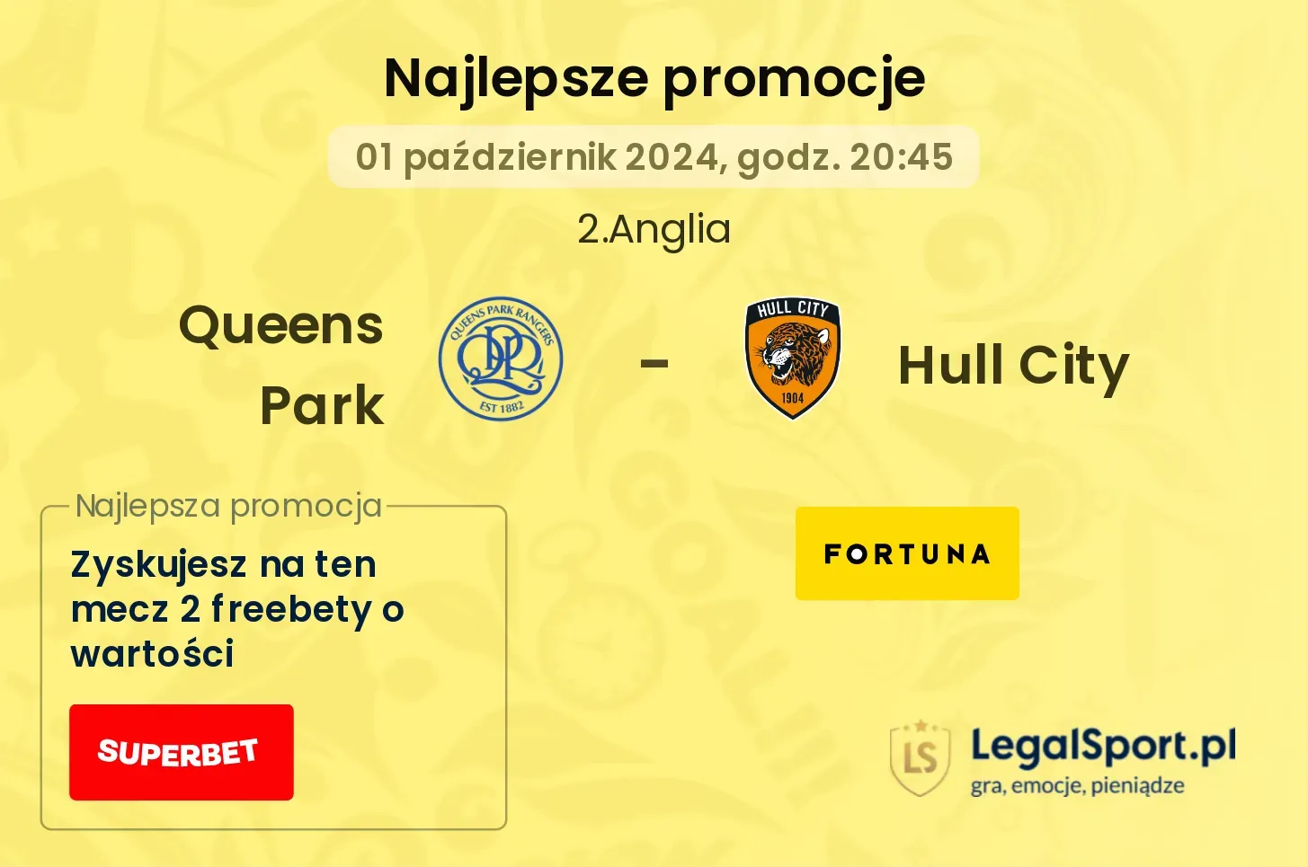 Queens Park - Hull City promocje bonusy na mecz