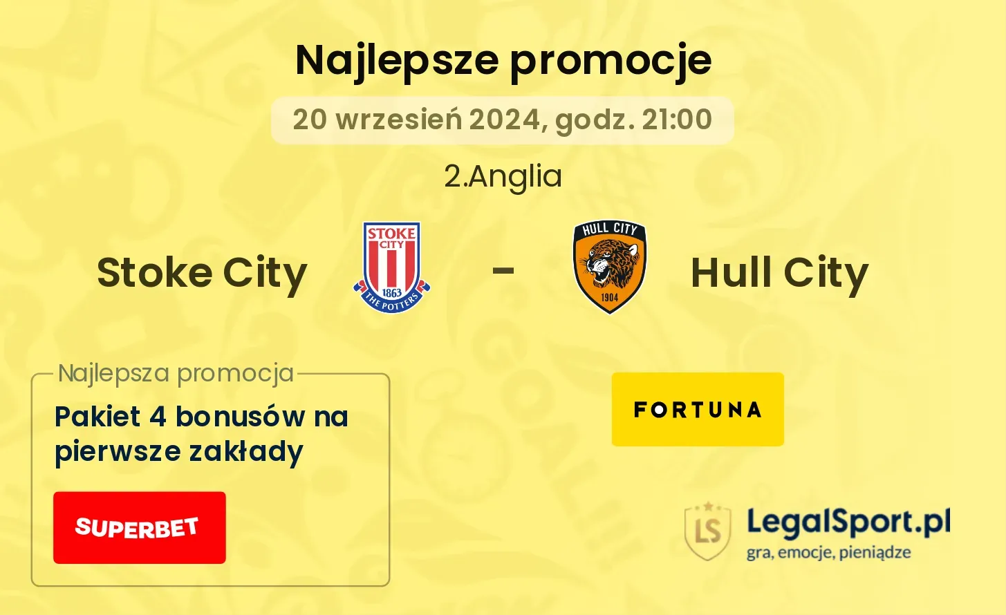 Stoke City - Hull City promocje bonusy na mecz