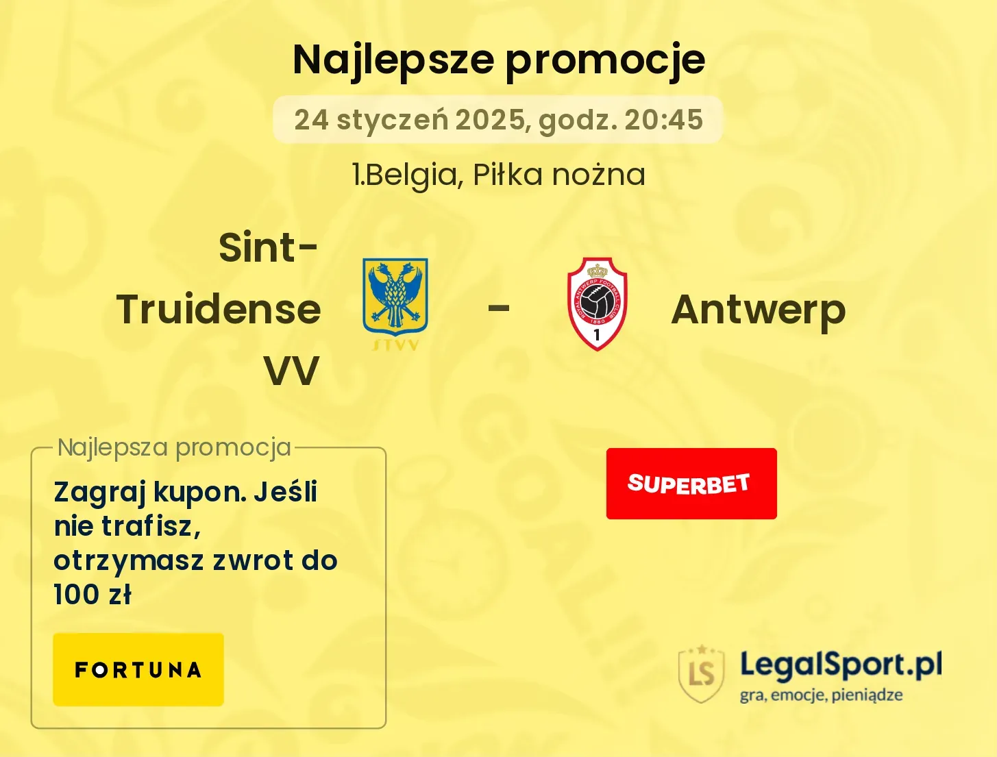 Sint-Truidense VV - Antwerp promocje u bukmacherów