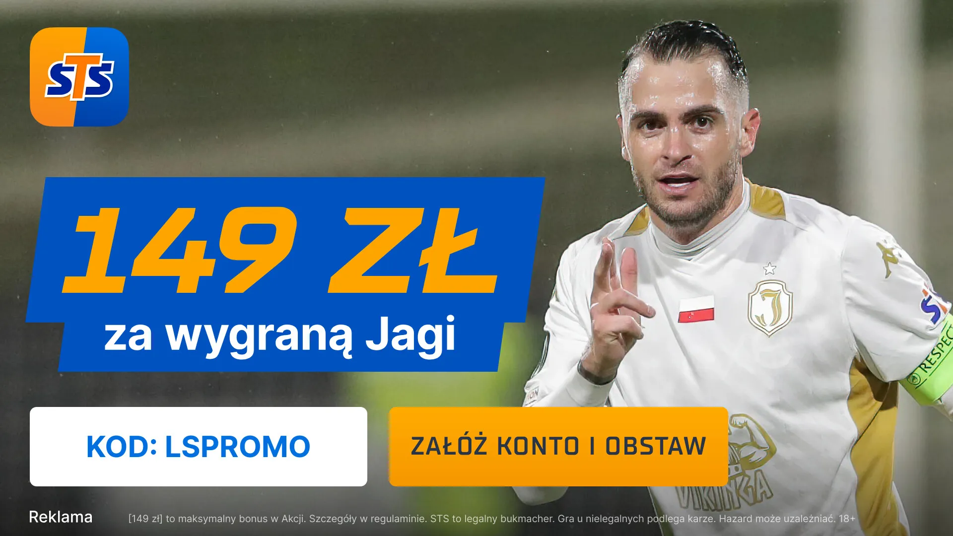 149 zł za zwycięzcę meczu Backa Topola vs Jaga