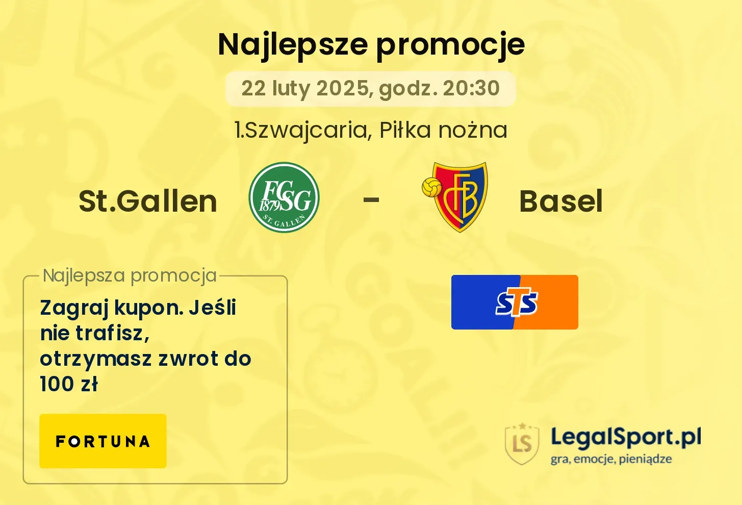 St.Gallen - Basel promocje bukmacherskie