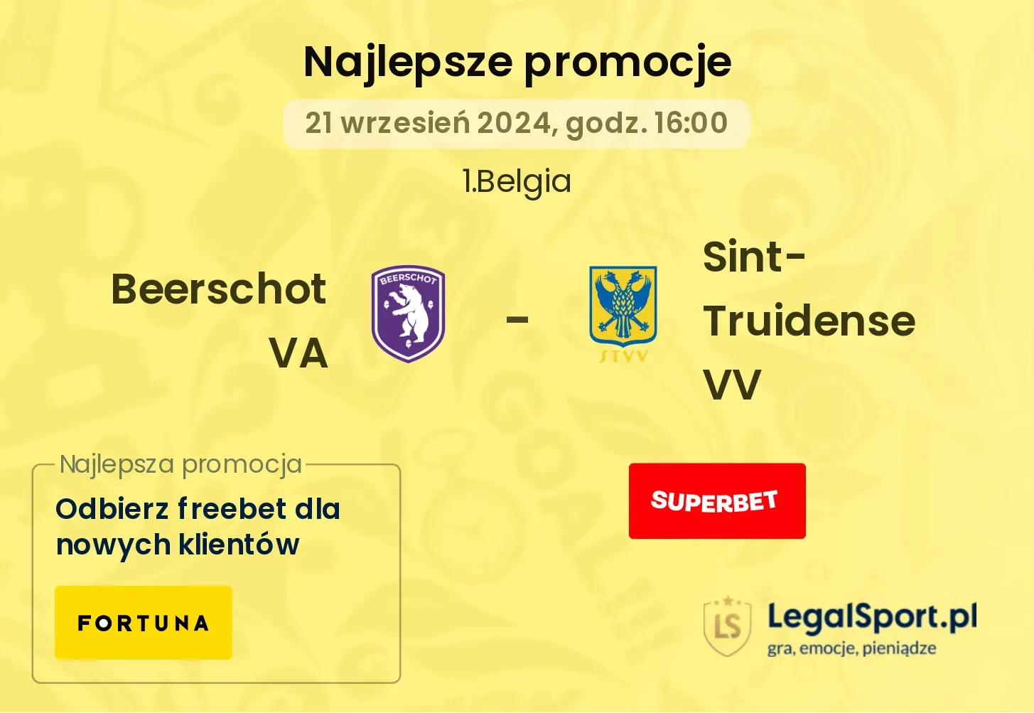 Beerschot VA - Sint-Truidense VV promocje bonusy na mecz