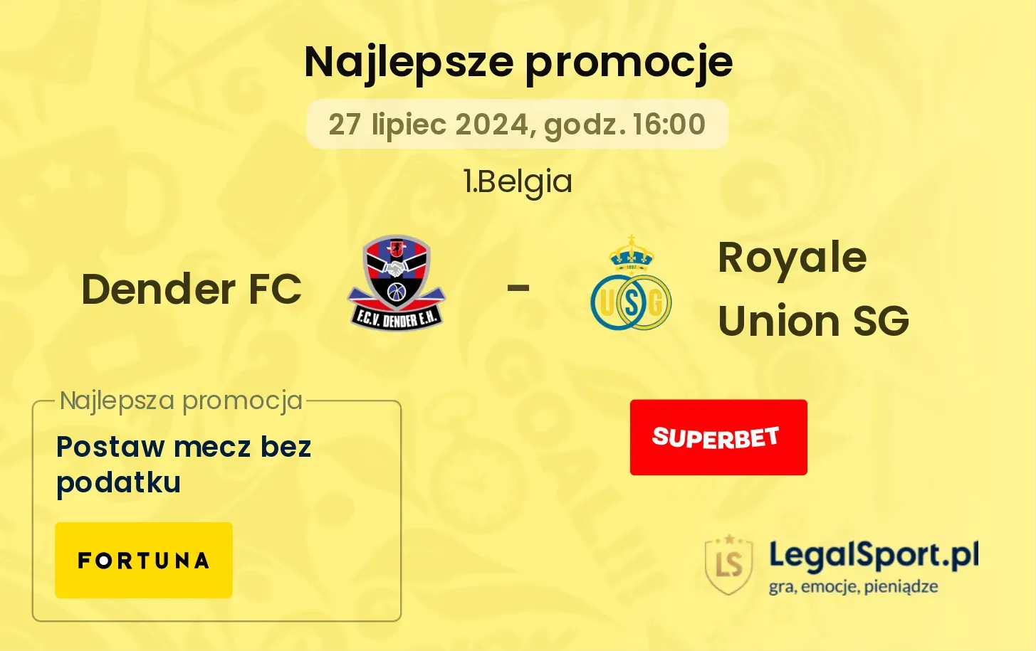 Dender FC - Royale Union SG promocje bonusy na mecz