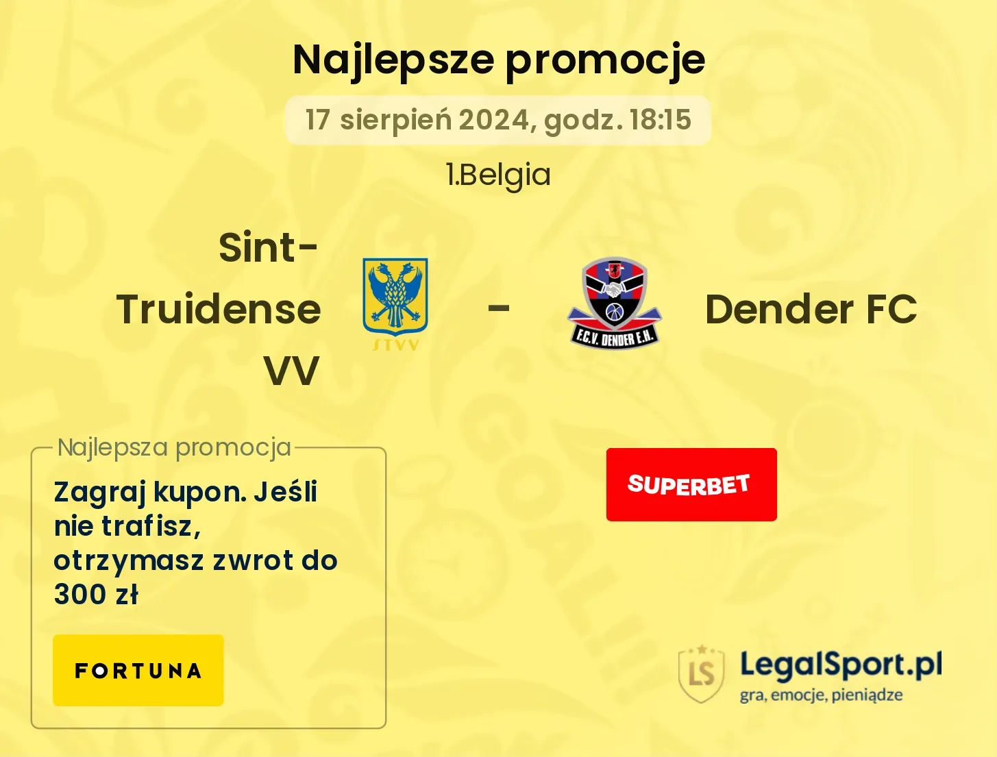 Sint-Truidense VV - Dender FC promocje bonusy na mecz