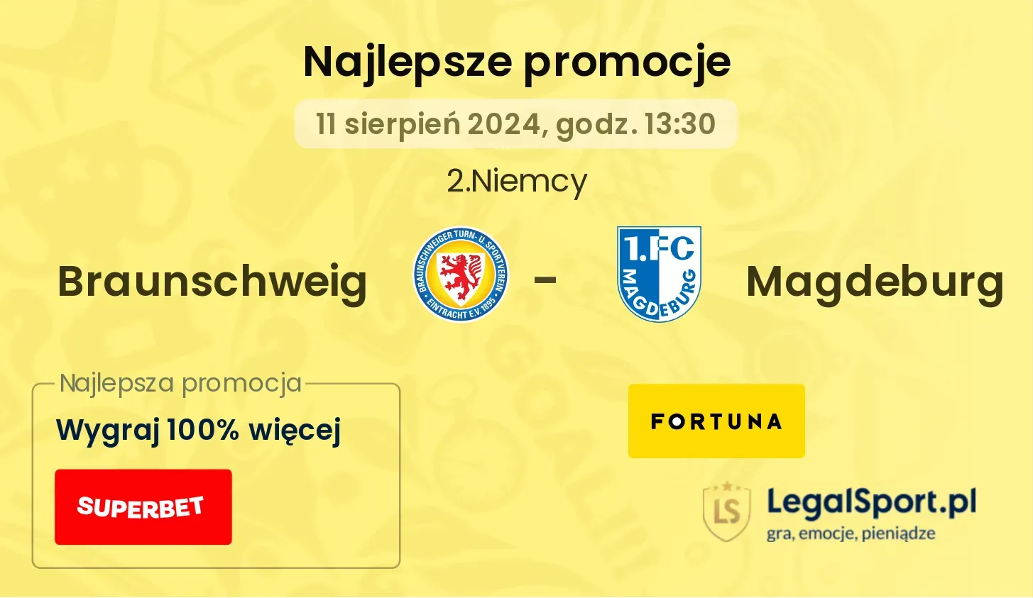 Braunschweig - Magdeburg promocje bonusy na mecz