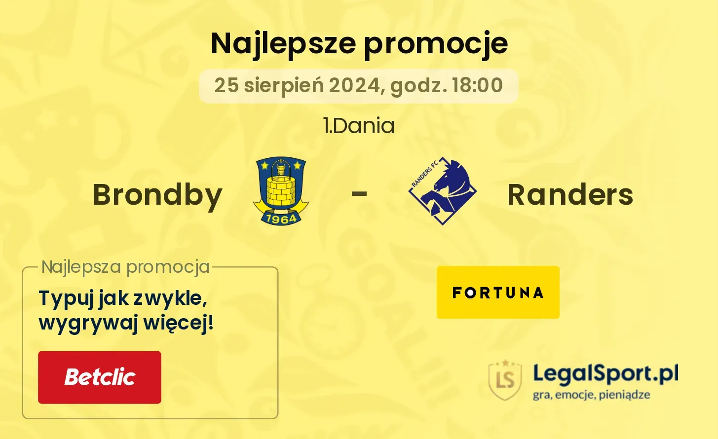 Brondby - Randers promocje bonusy na mecz