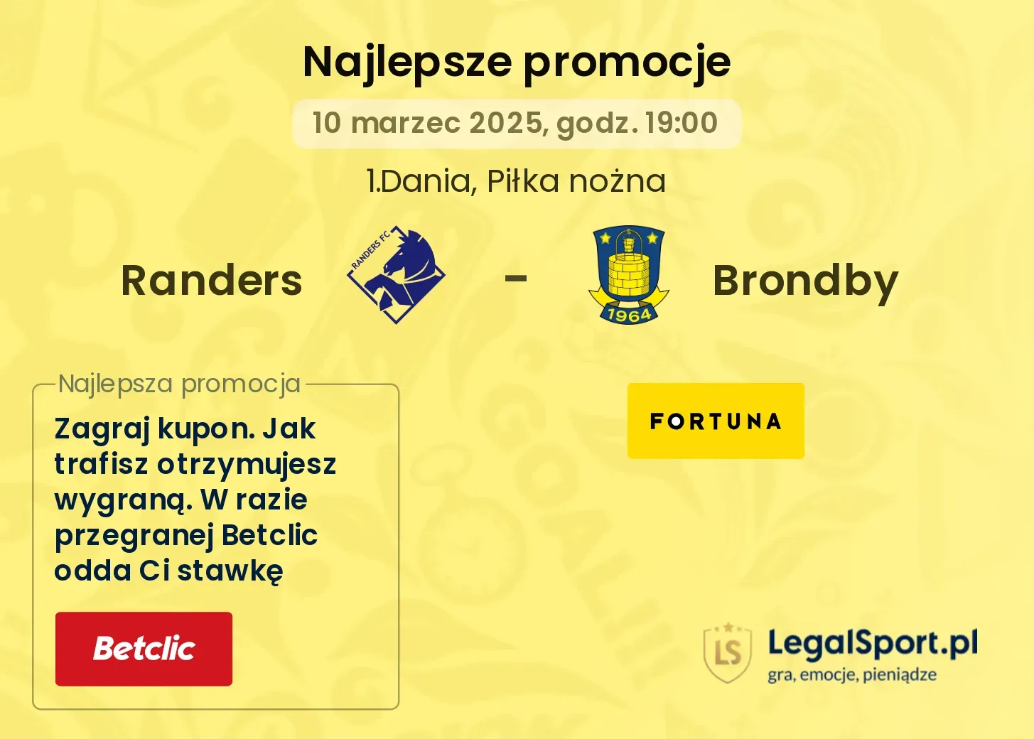 Randers - Brondby promocje u bukmacherów