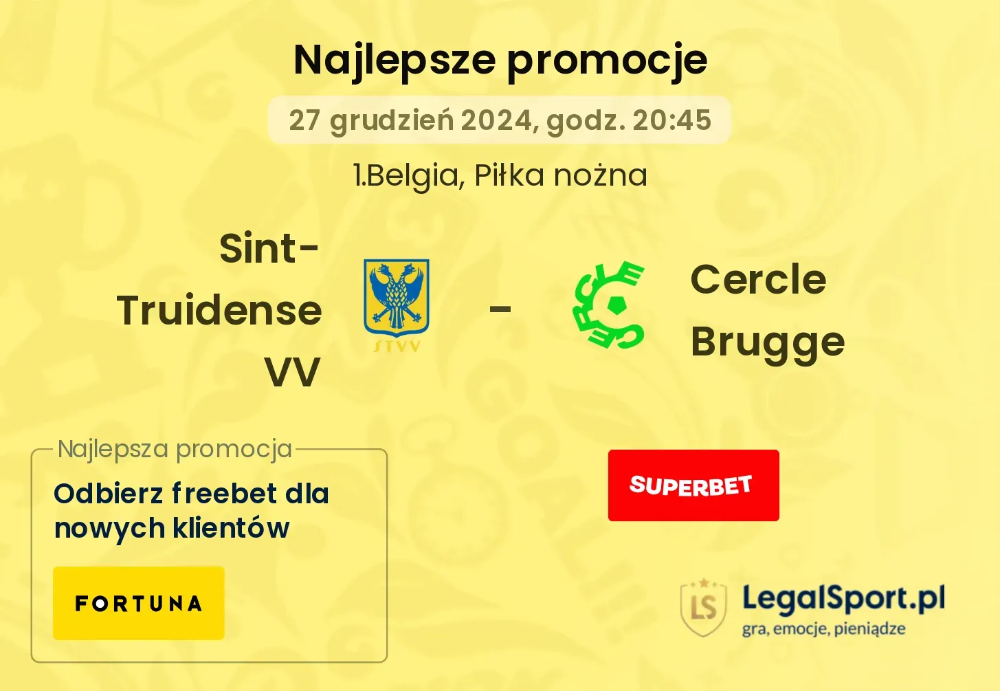 Sint-Truidense VV - Cercle Brugge promocje u bukmacherów