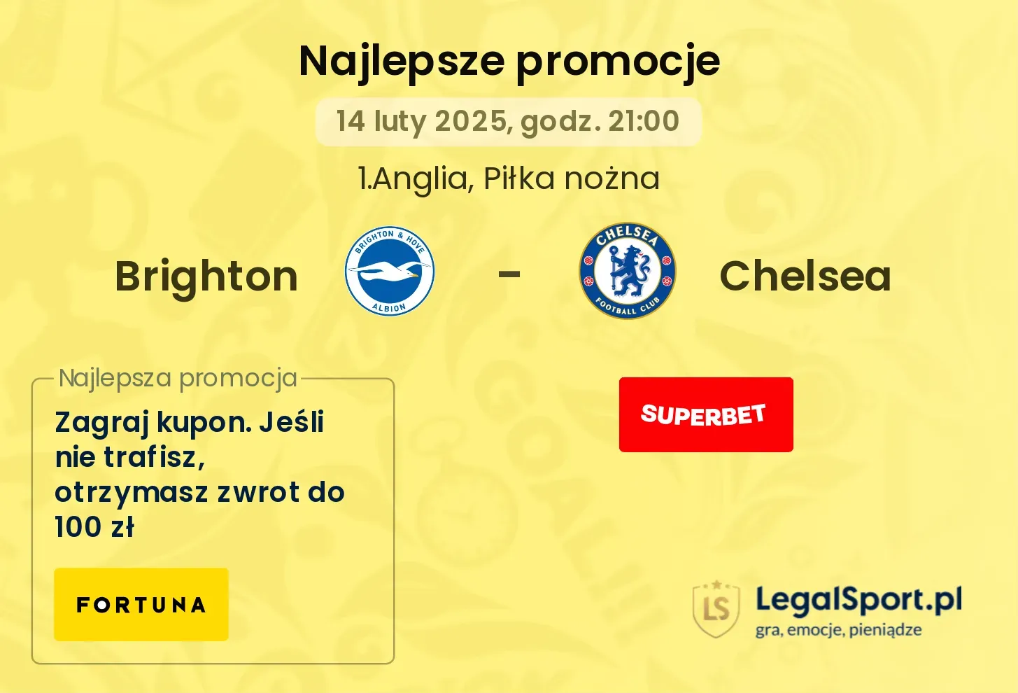 Brighton - Chelsea promocje bukmacherskie