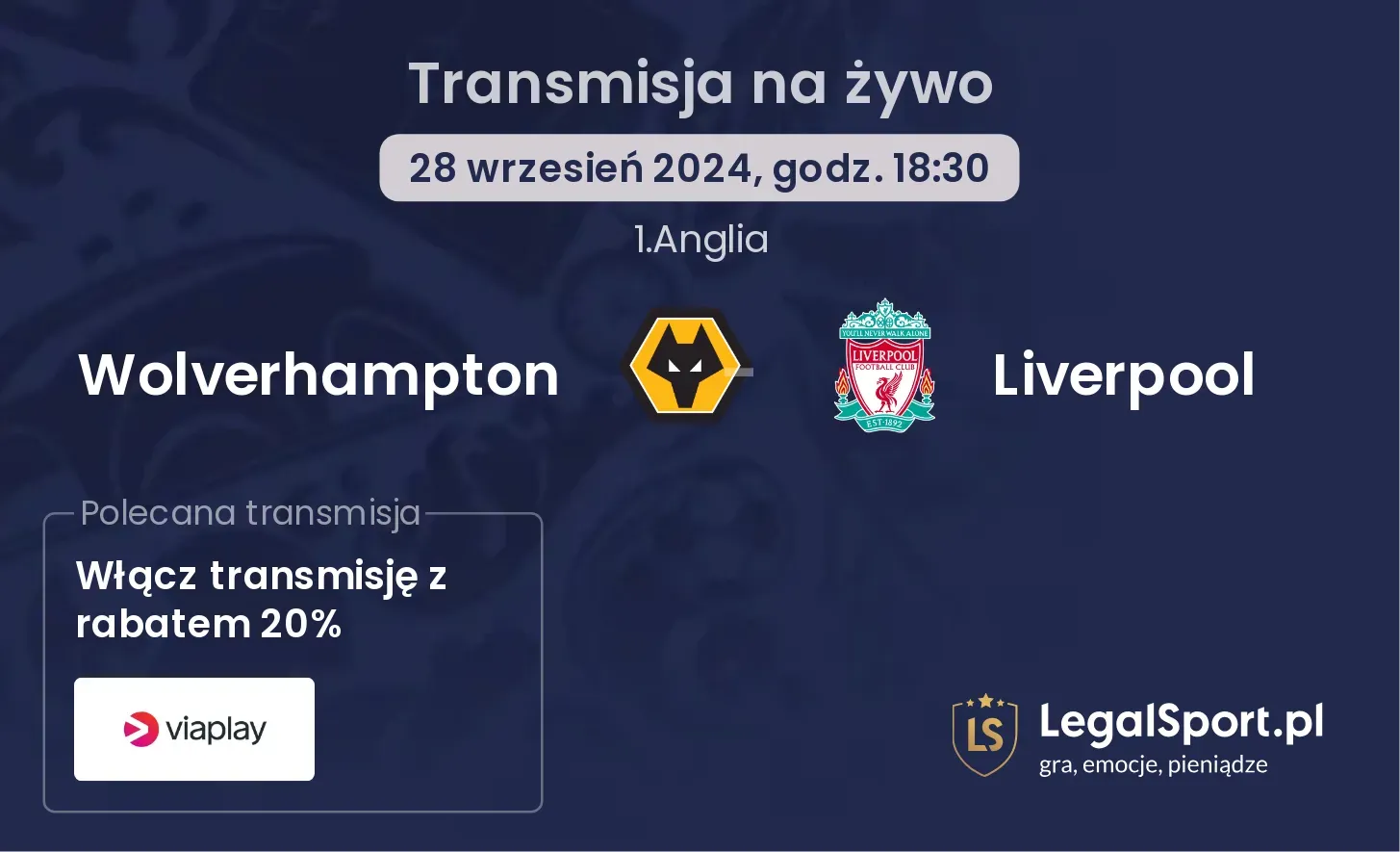 Wolverhampton - Liverpool transmisja na żywo