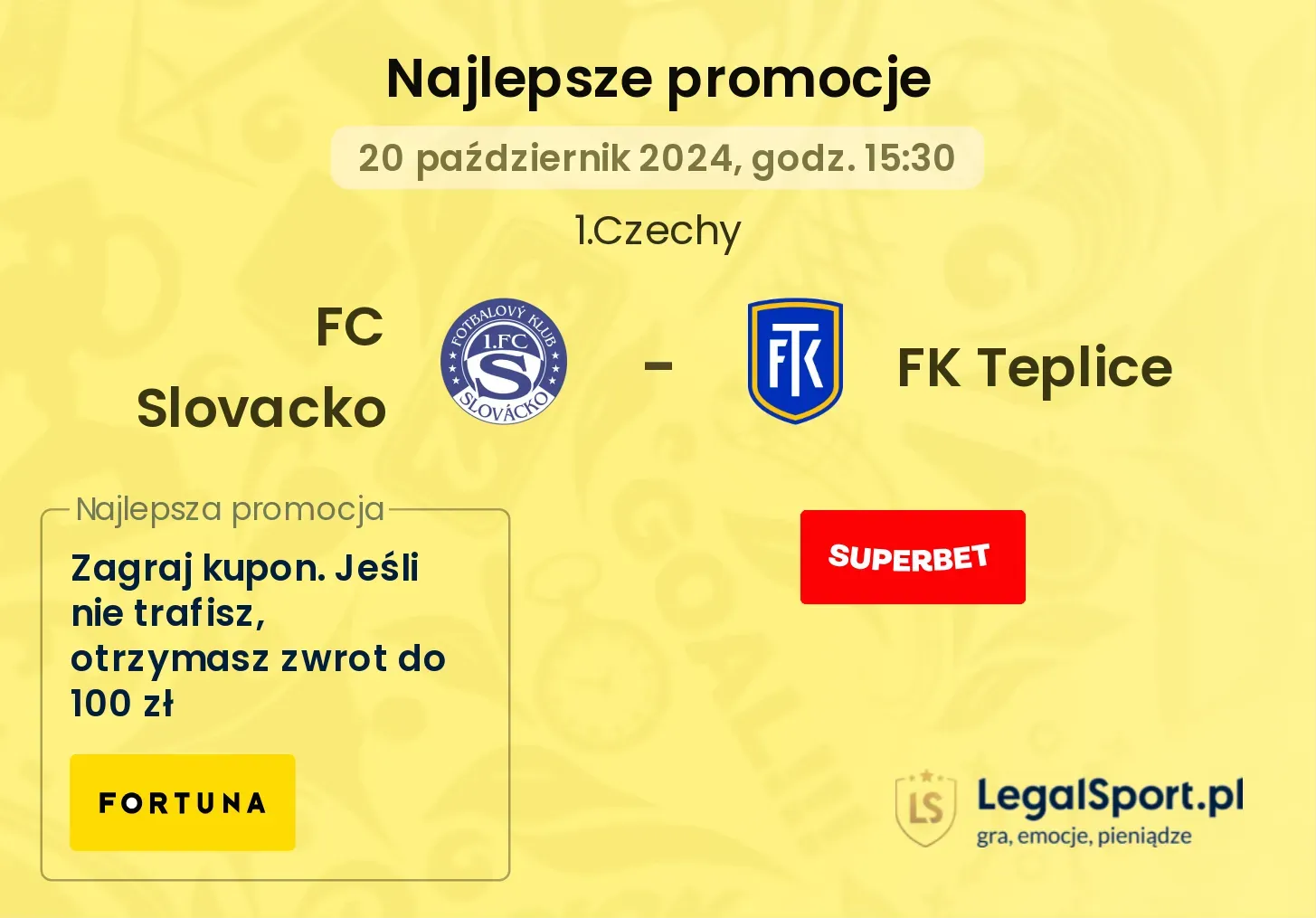 FC Slovacko - FK Teplice promocje bonusy na mecz