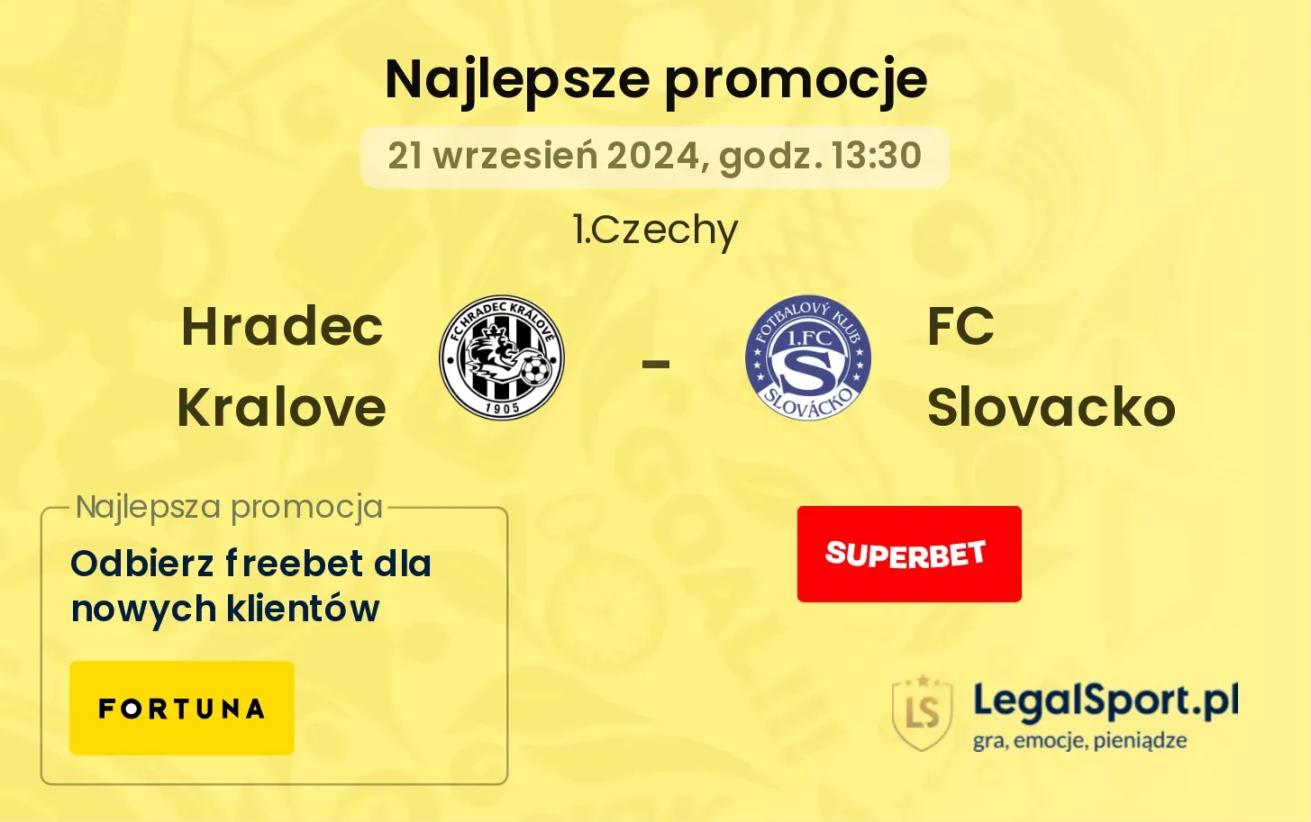 Hradec Kralove - FC Slovacko promocje bonusy na mecz