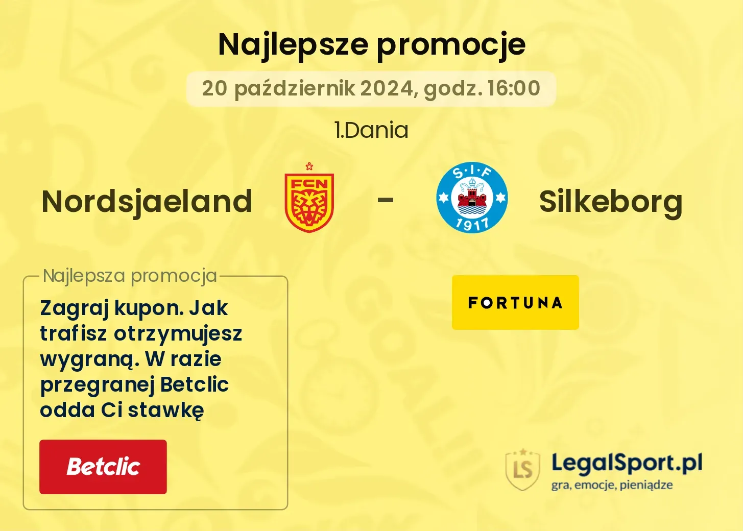 Nordsjaeland - Silkeborg promocje bonusy na mecz