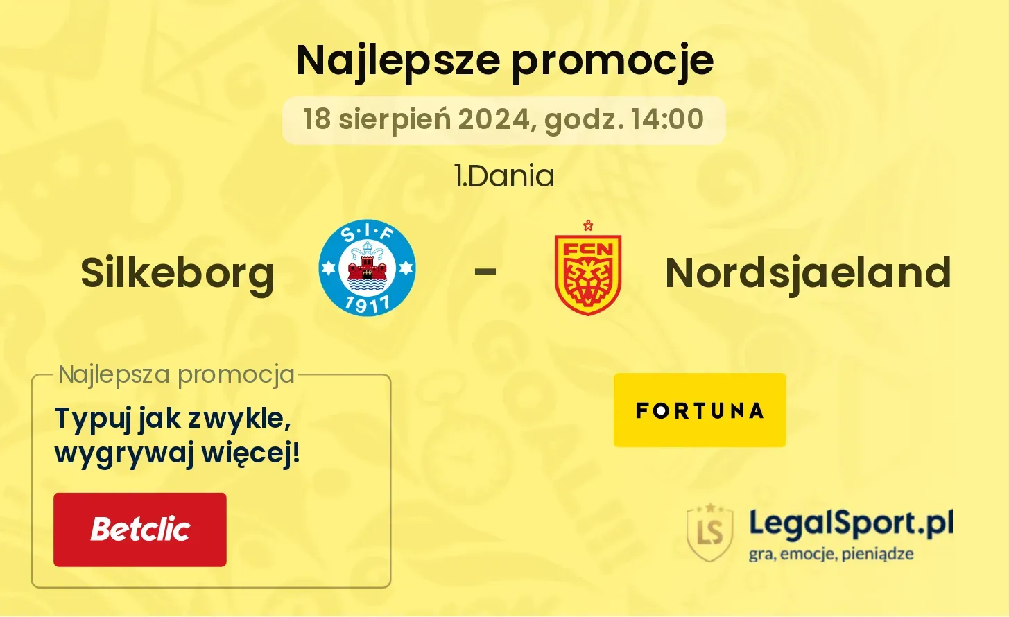 Silkeborg - Nordsjaeland promocje bonusy na mecz