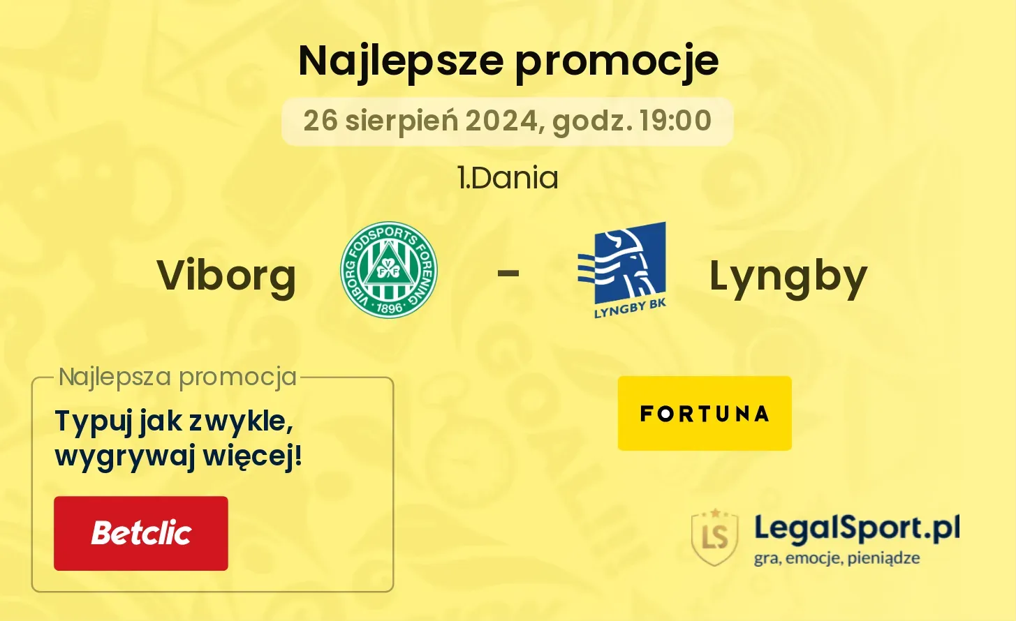 Viborg - Lyngby promocje bonusy na mecz