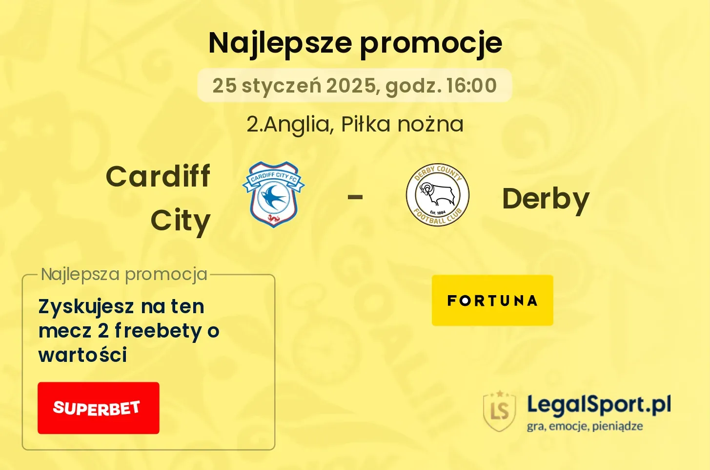 Cardiff City - Derby promocje bukmacherskie