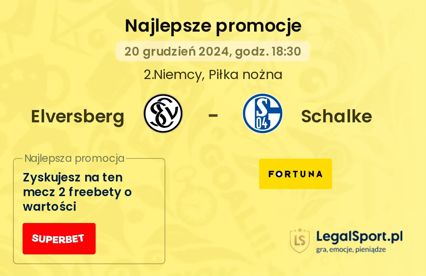 Elversberg - Schalke promocje bonusy na mecz