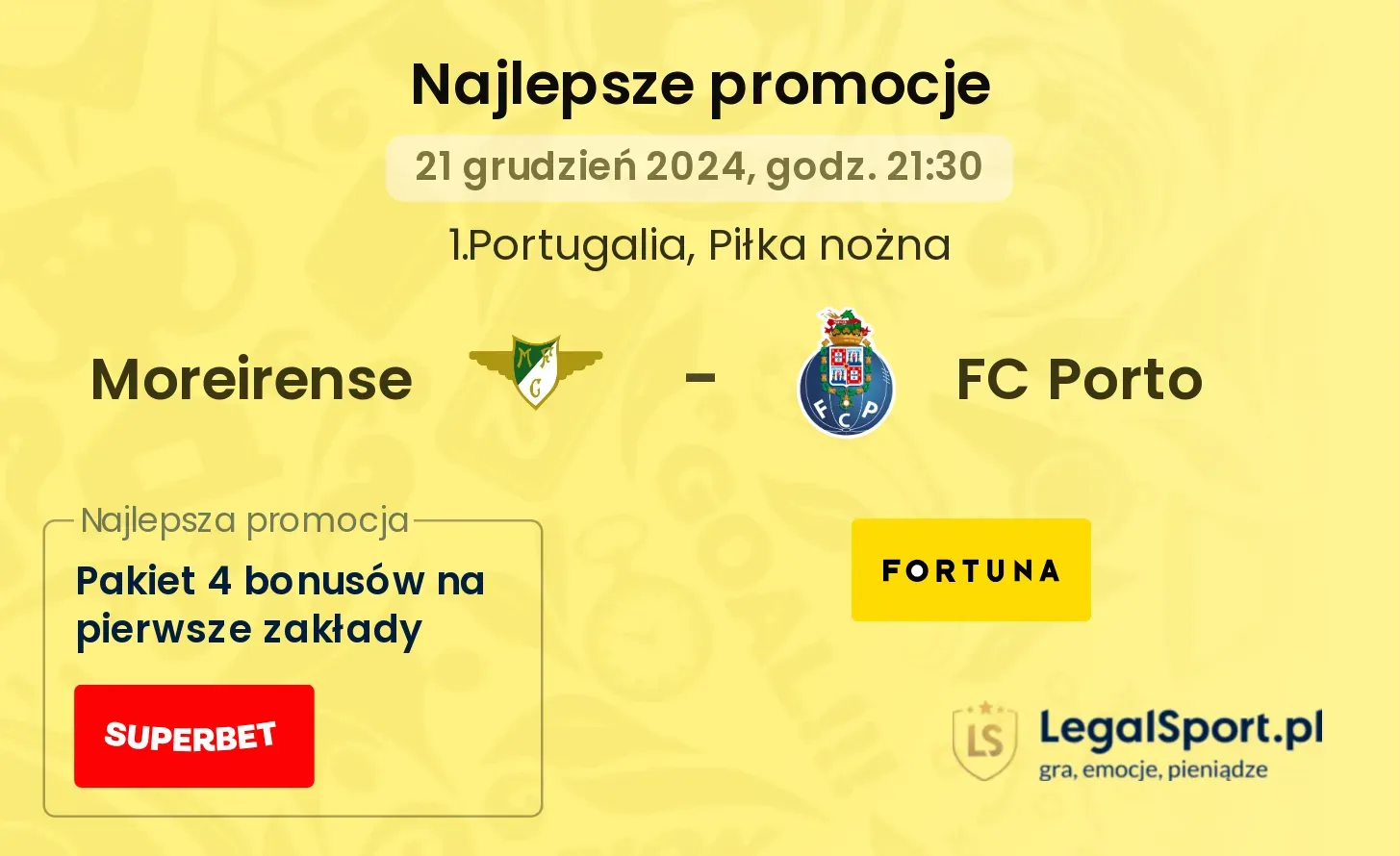 Moreirense - FC Porto promocje bukmacherskie