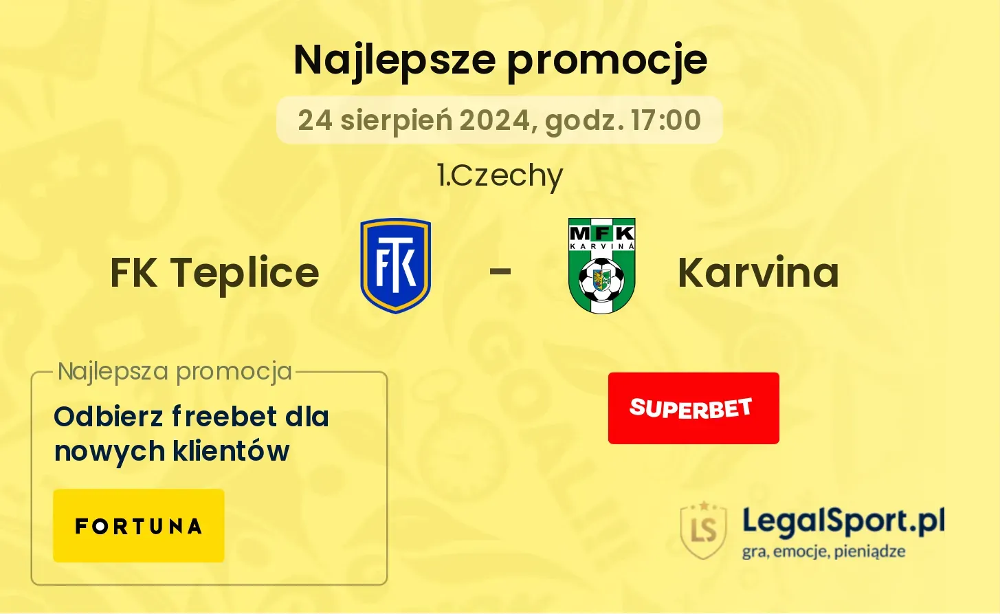 FK Teplice - Karvina promocje bonusy na mecz