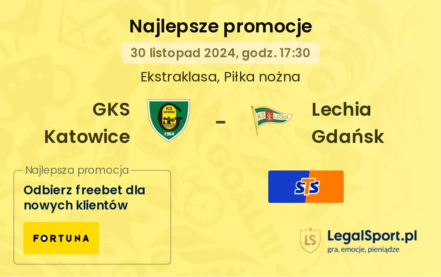 GKS Katowice - Lechia Gdańsk promocje bonusy na mecz