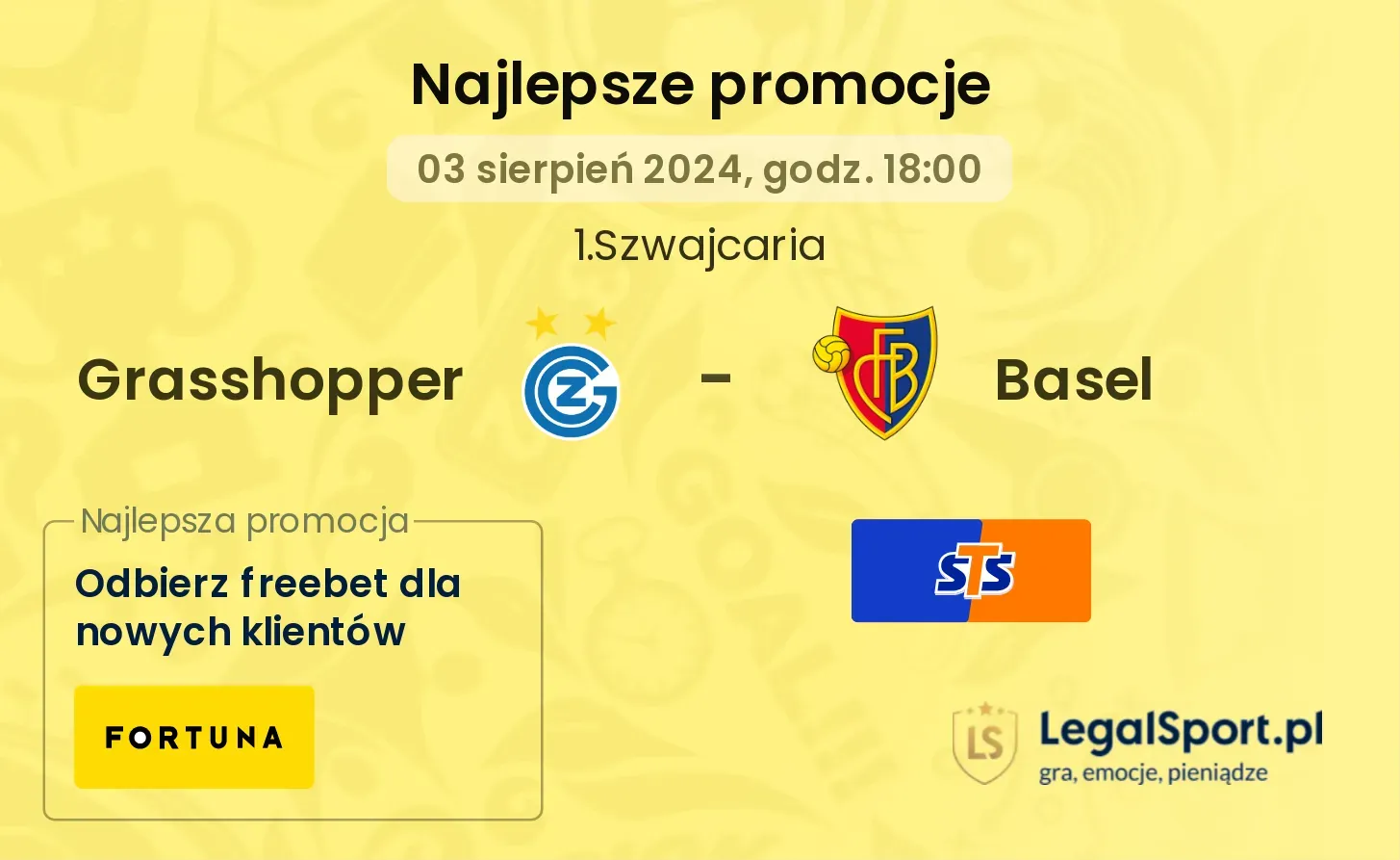 Grasshopper - Basel promocje bonusy na mecz