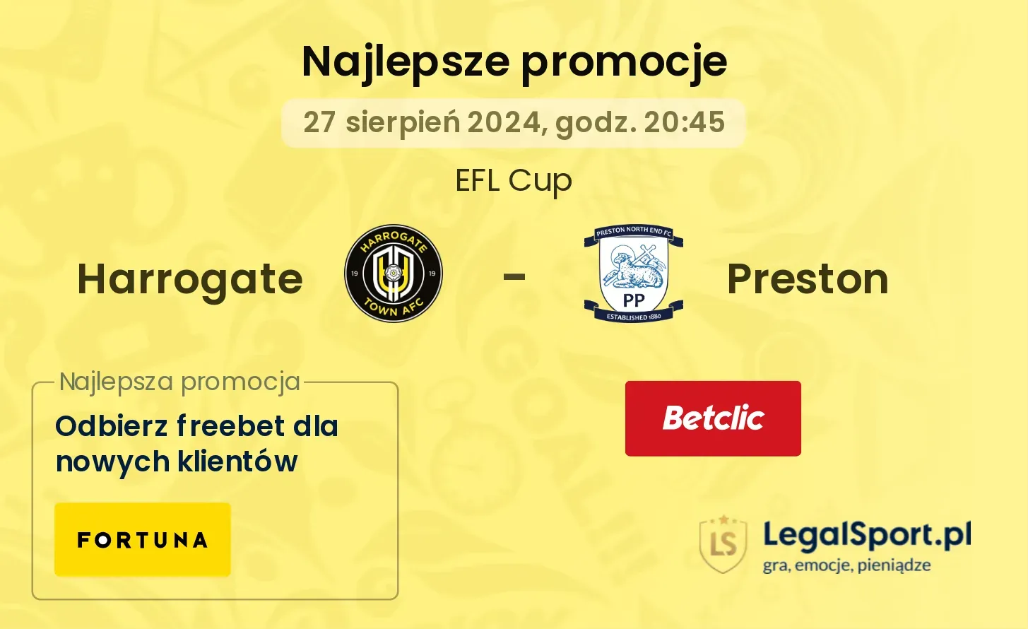 Harrogate - Preston promocje bonusy na mecz