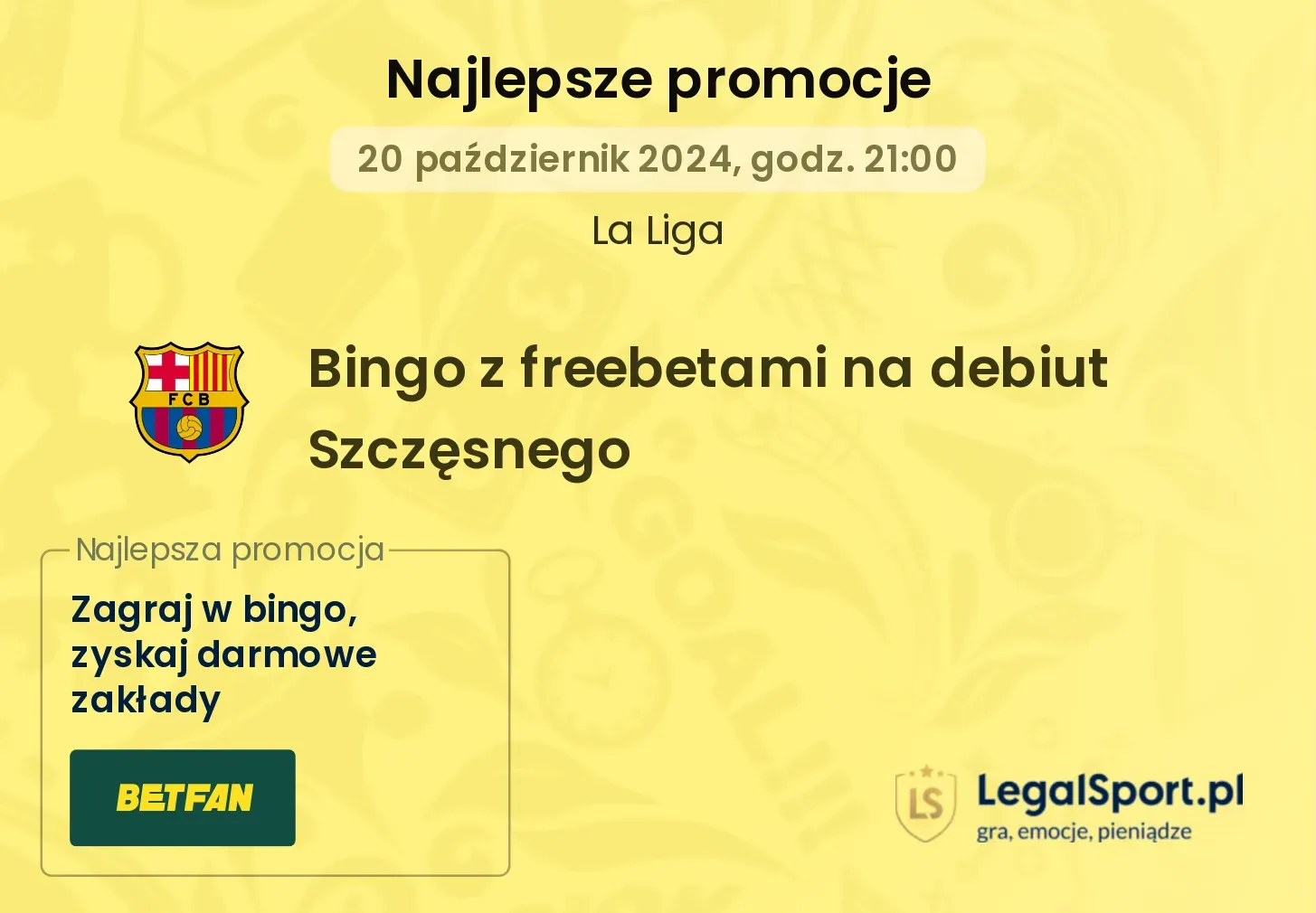 Bingo z freebetami na debiut Szczęsnego promocje bonusy na mecz