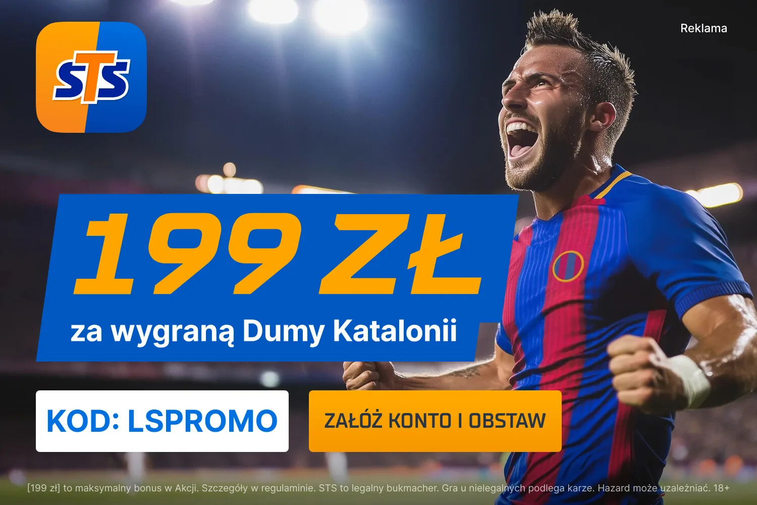 Promocja 199 zł w bonusie na mecz Barcelony z Sociedad