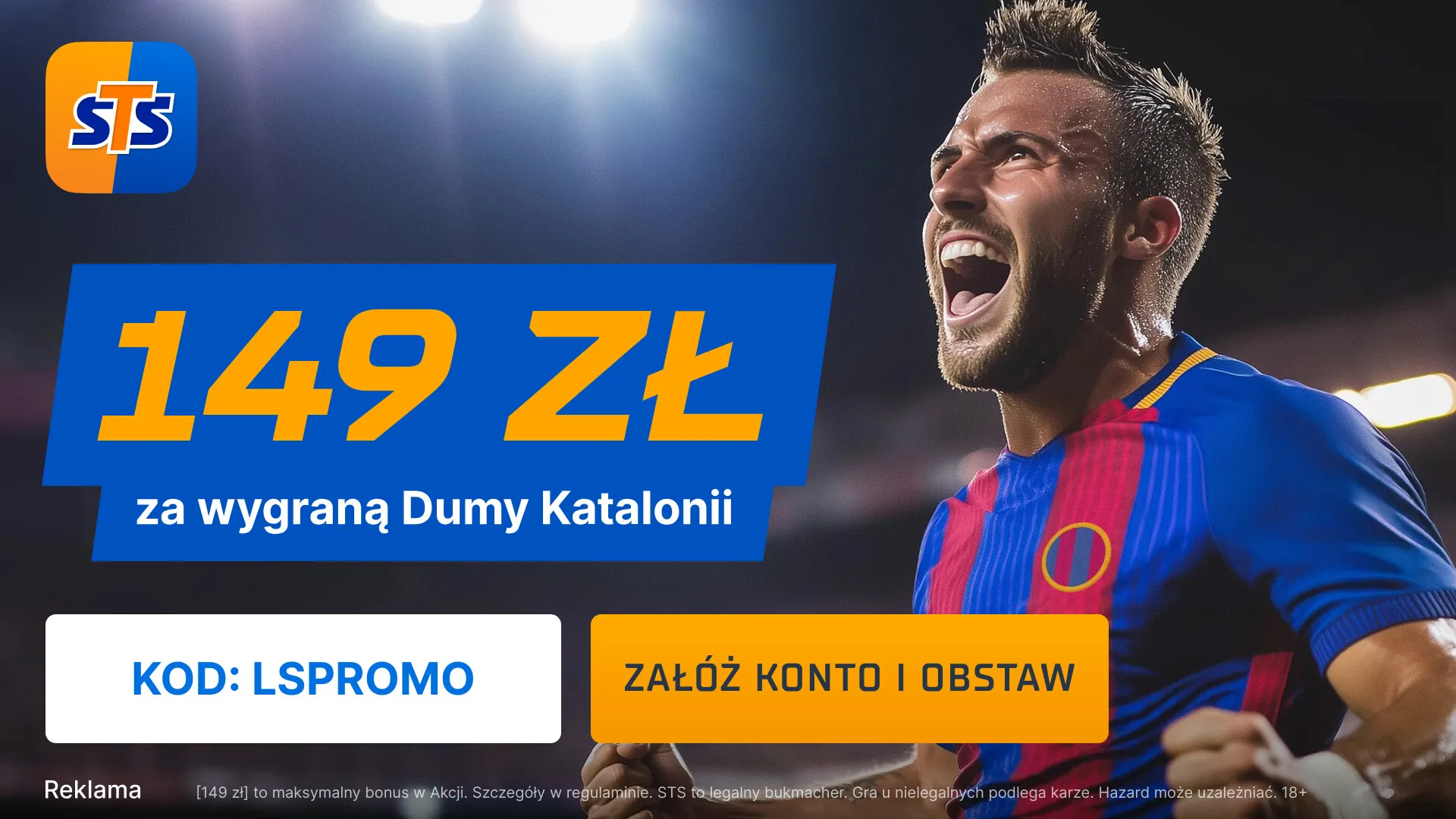 Okazja! 149 zł za 2 zł za wskazanie zwycięzcy w meczu Barcelony z Sevillą. Barca wygrała z nimi 6 razy z rzędu!