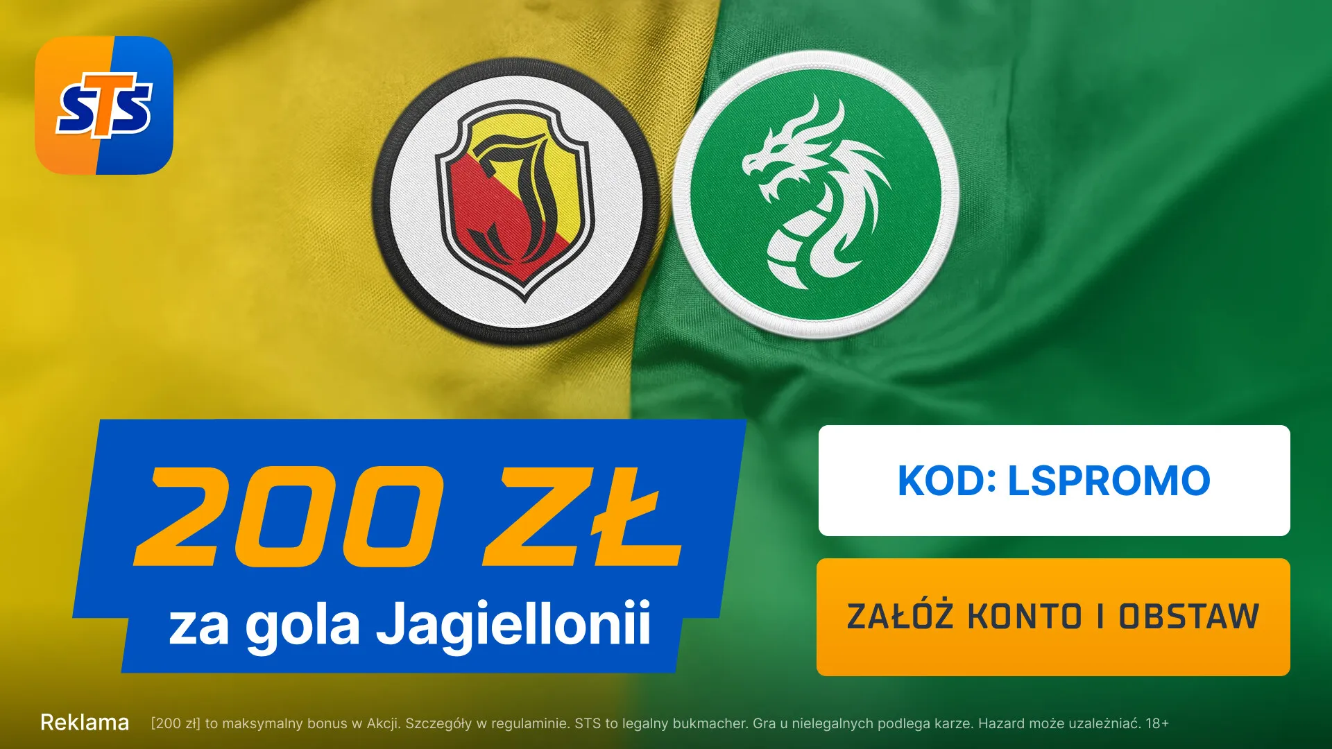 200 zł za gola Jagiellonii lub Legii w LK