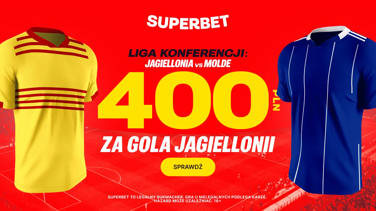 400 zł za bramkę Jagiellonii przeciwko Molde w Superbecie