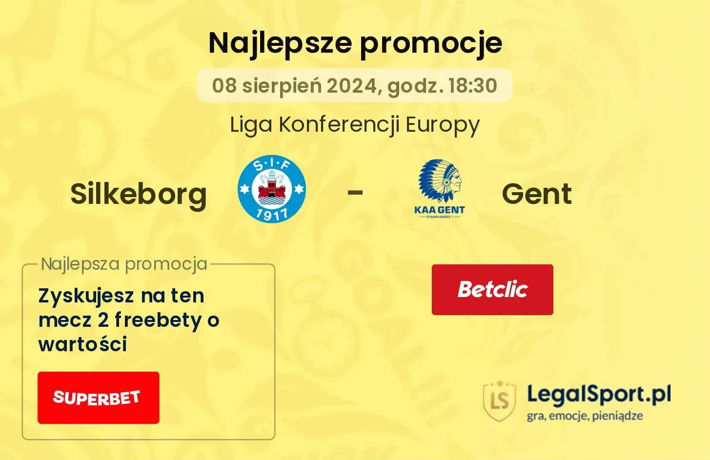 Silkeborg - Gent promocje bonusy na mecz