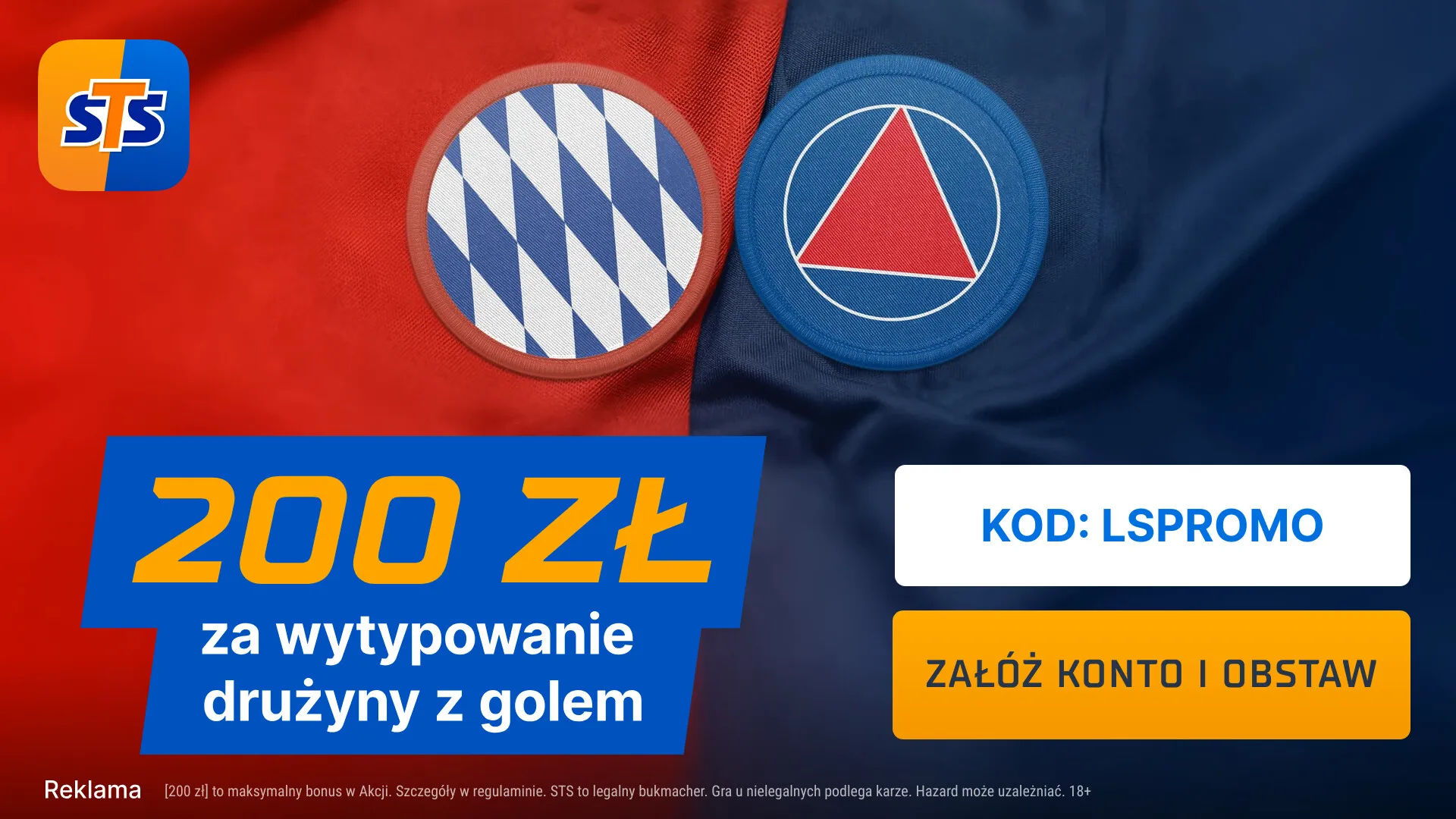 200 zł za gola Bayernu lub PSG w akcji bukmacherskiej STS