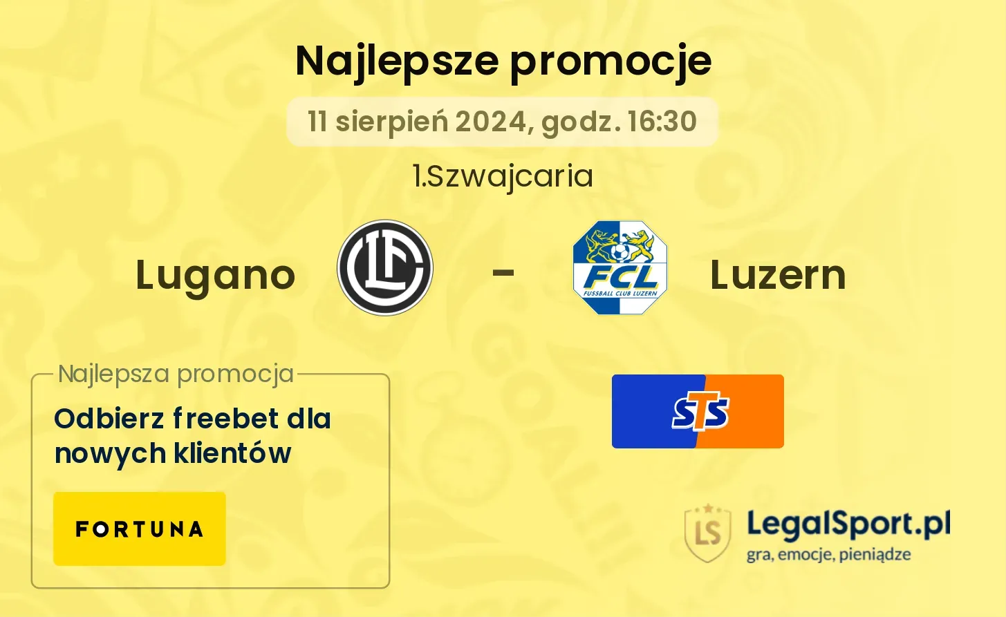 Lugano - Luzern promocje bonusy na mecz