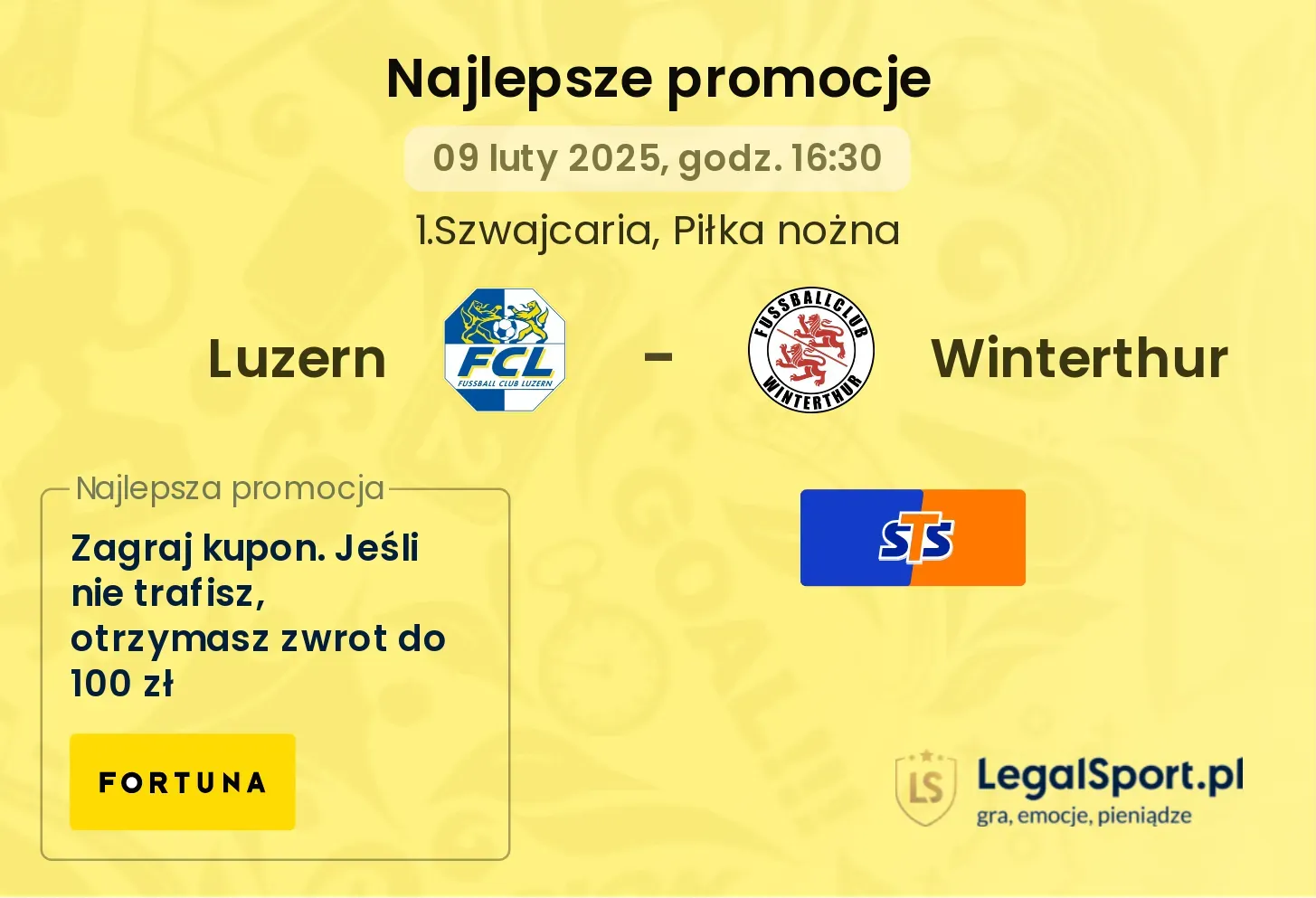 Winterthur - Luzern promocje u bukmacherów