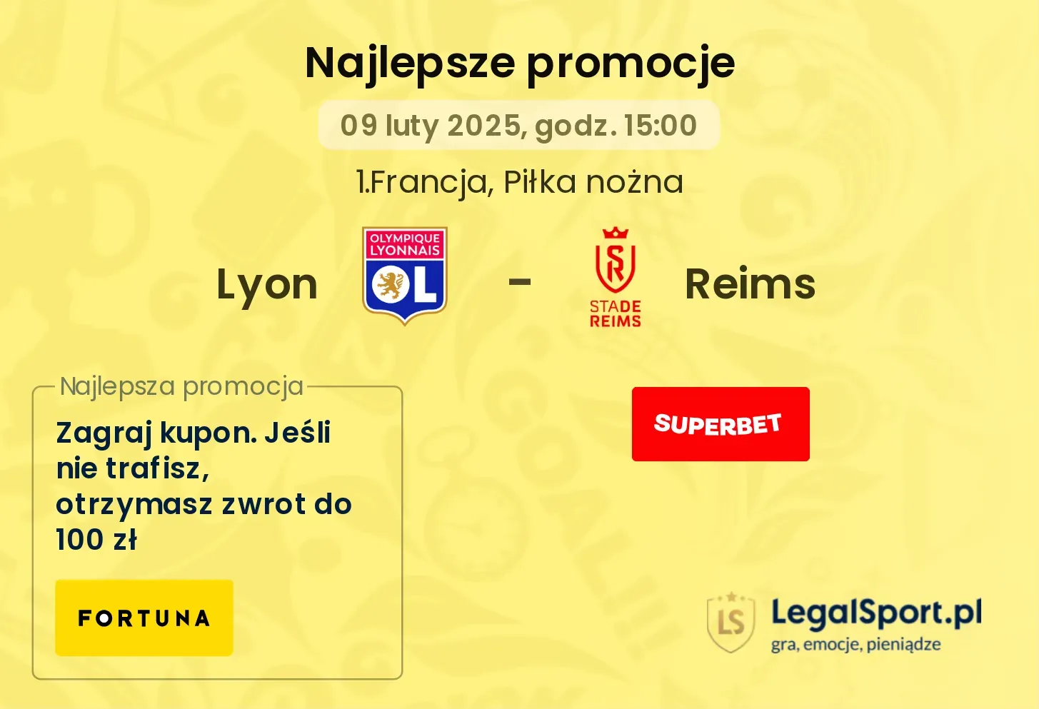 Lyon - Reims promocje u bukmacherów