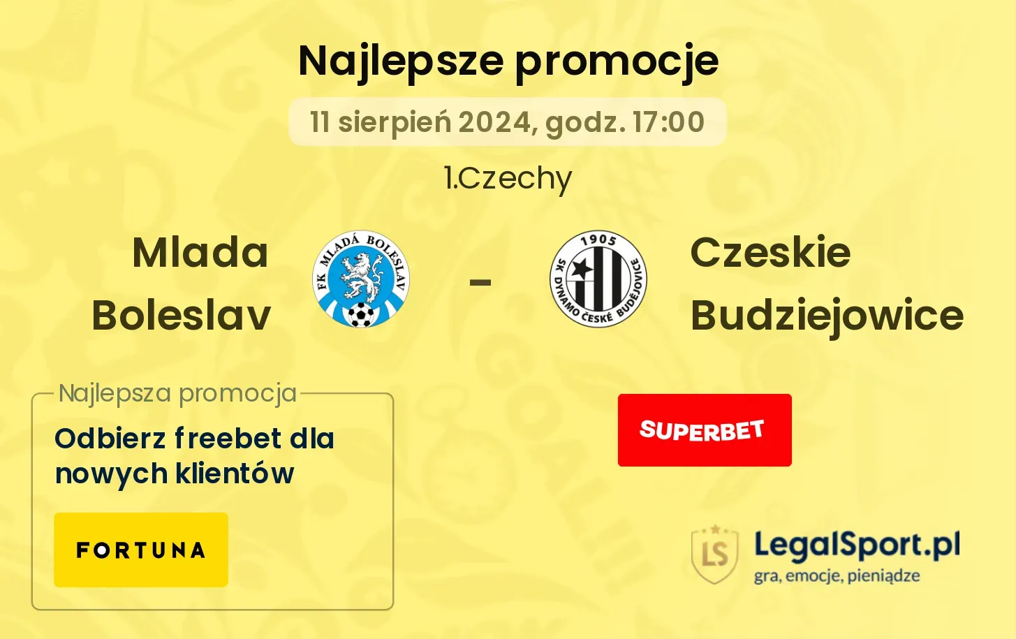 Mlada Boleslav  - Czeskie Budziejowice promocje bonusy na mecz