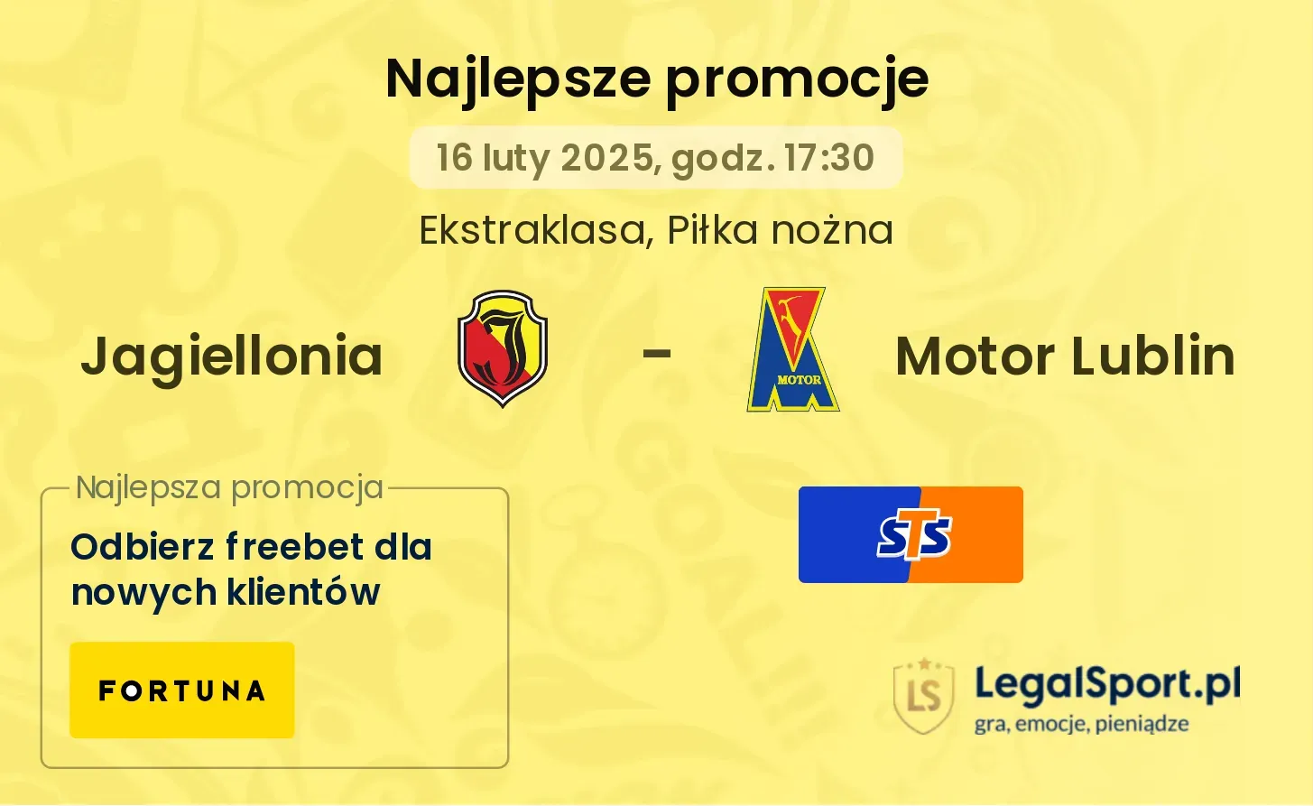 Jagiellonia - Motor Lublin promocje bukmacherskie