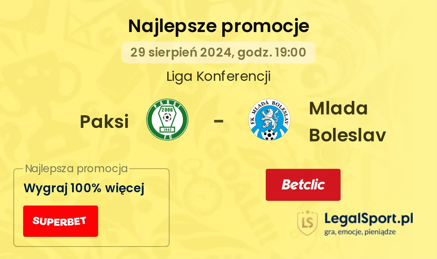 Paksi - Mlada Boleslav  promocje bonusy na mecz