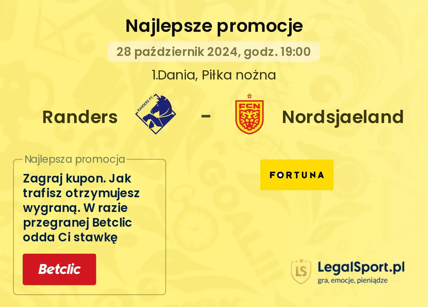 Randers - Nordsjaeland promocje bonusy na mecz