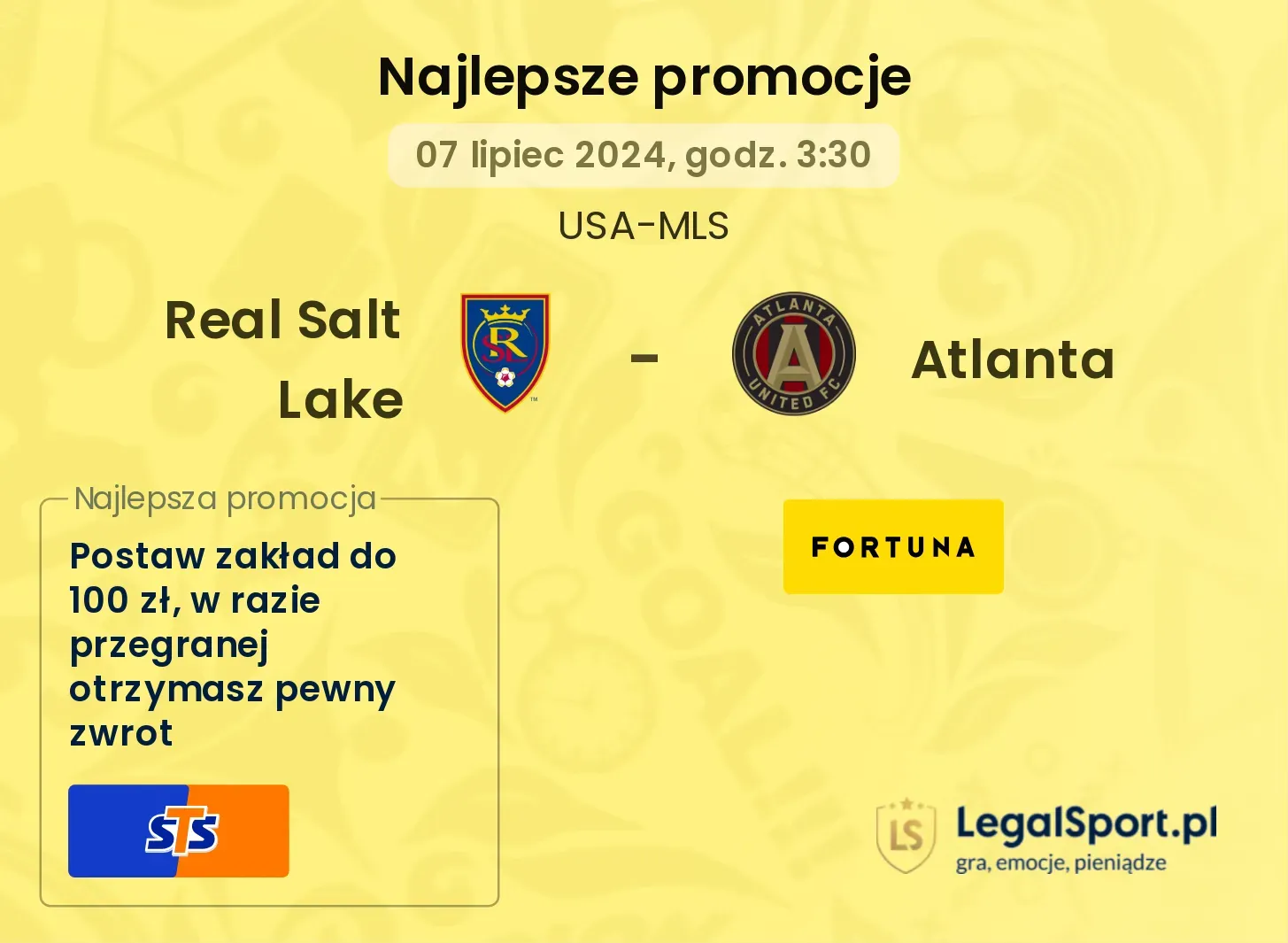 Real Salt Lake - Atlanta promocje bonusy na mecz