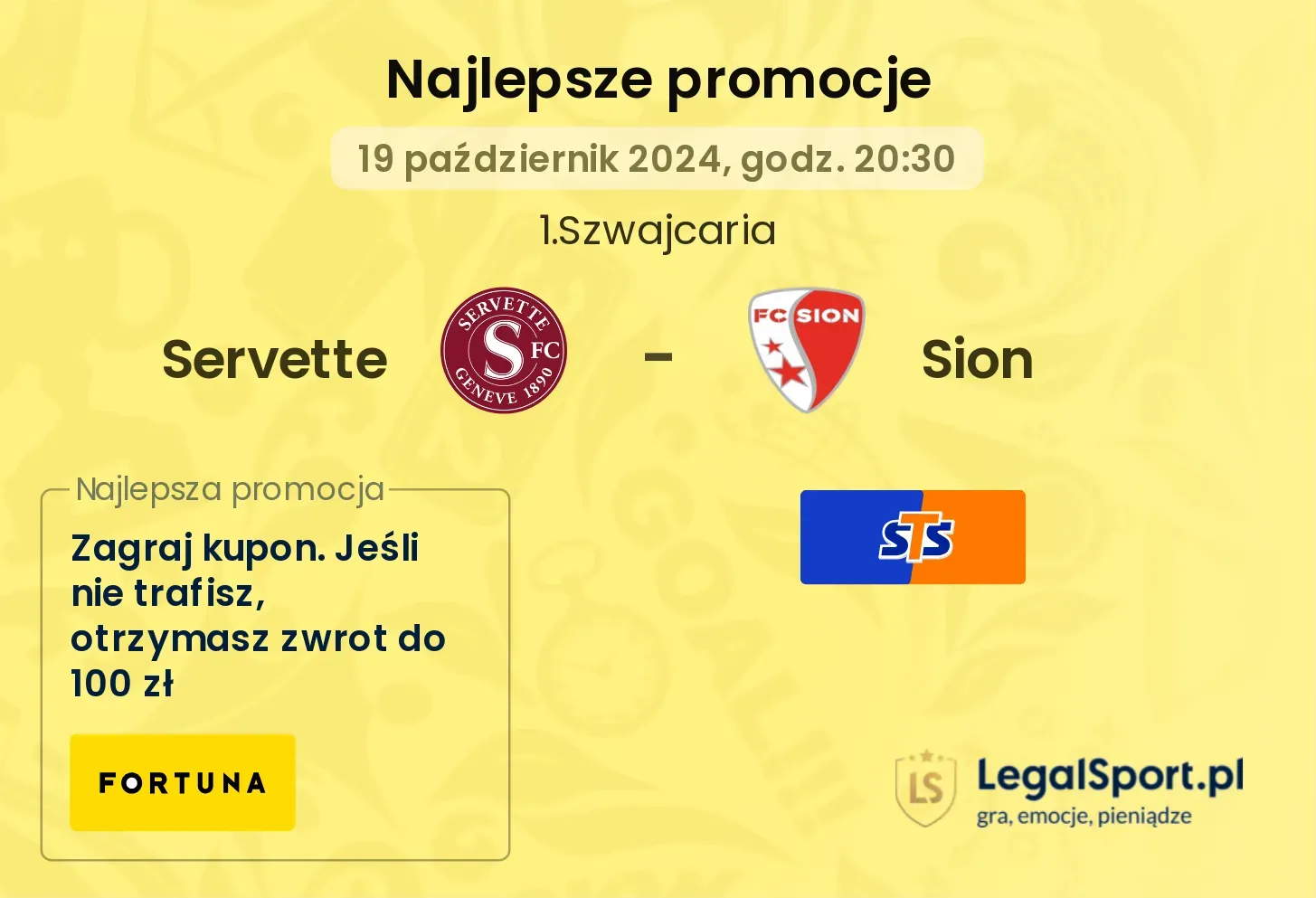 Servette - Sion promocje bonusy na mecz