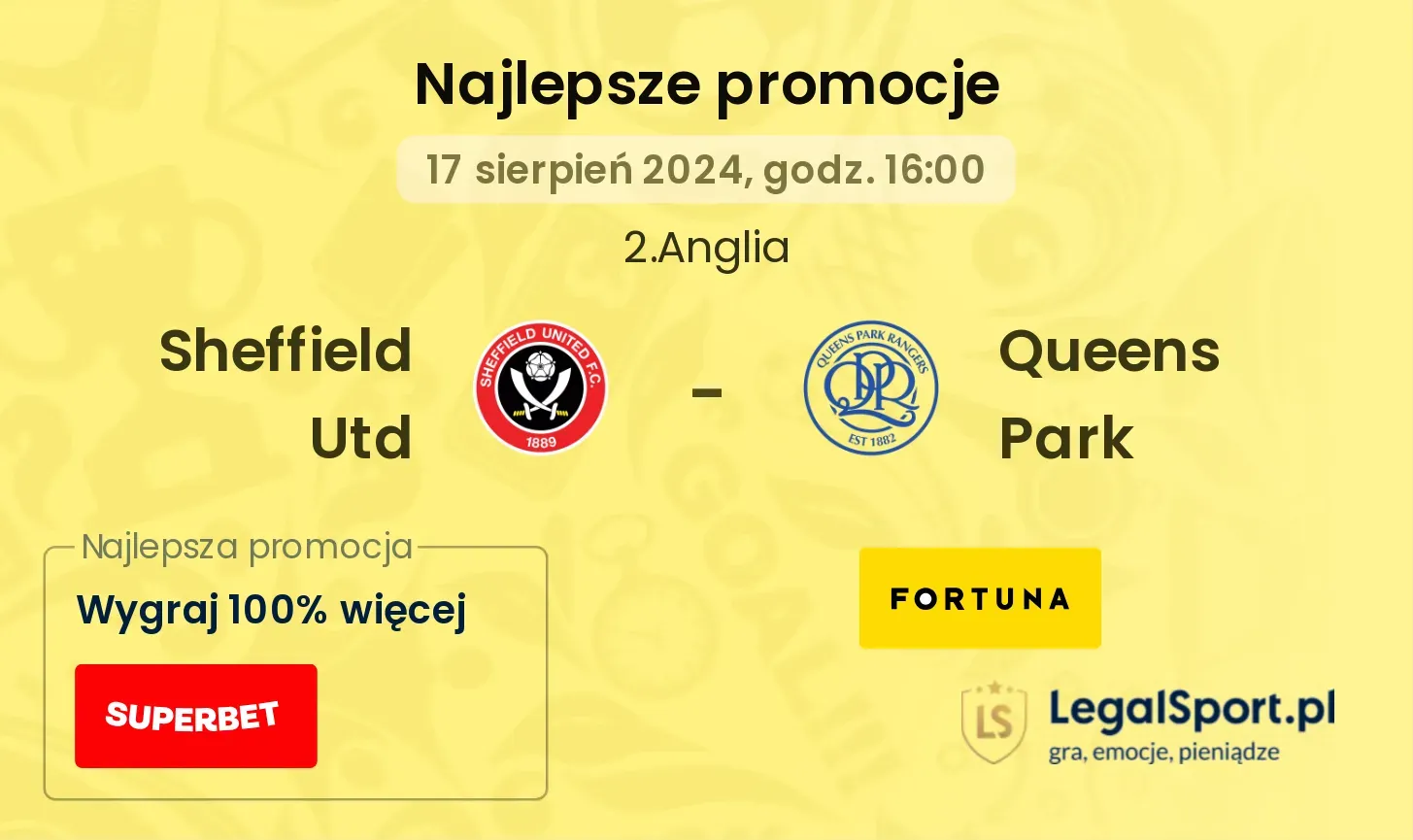 Sheffield Utd - Queens Park promocje bonusy na mecz