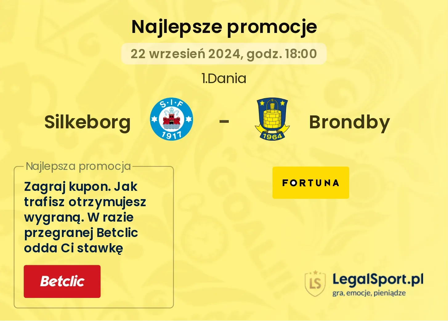 Silkeborg - Brondby promocje bonusy na mecz